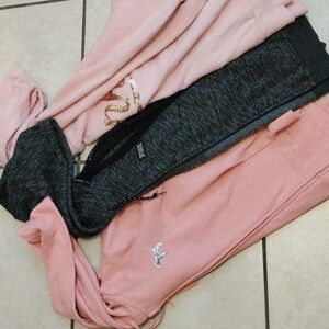 3 PINK hoddies 1 Box Lot no bundles besides